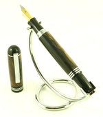 Churchill Fountain Pen - Macassar Ebony #2488