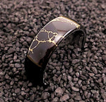 Black and Gold Matrix Comfort Core Ring